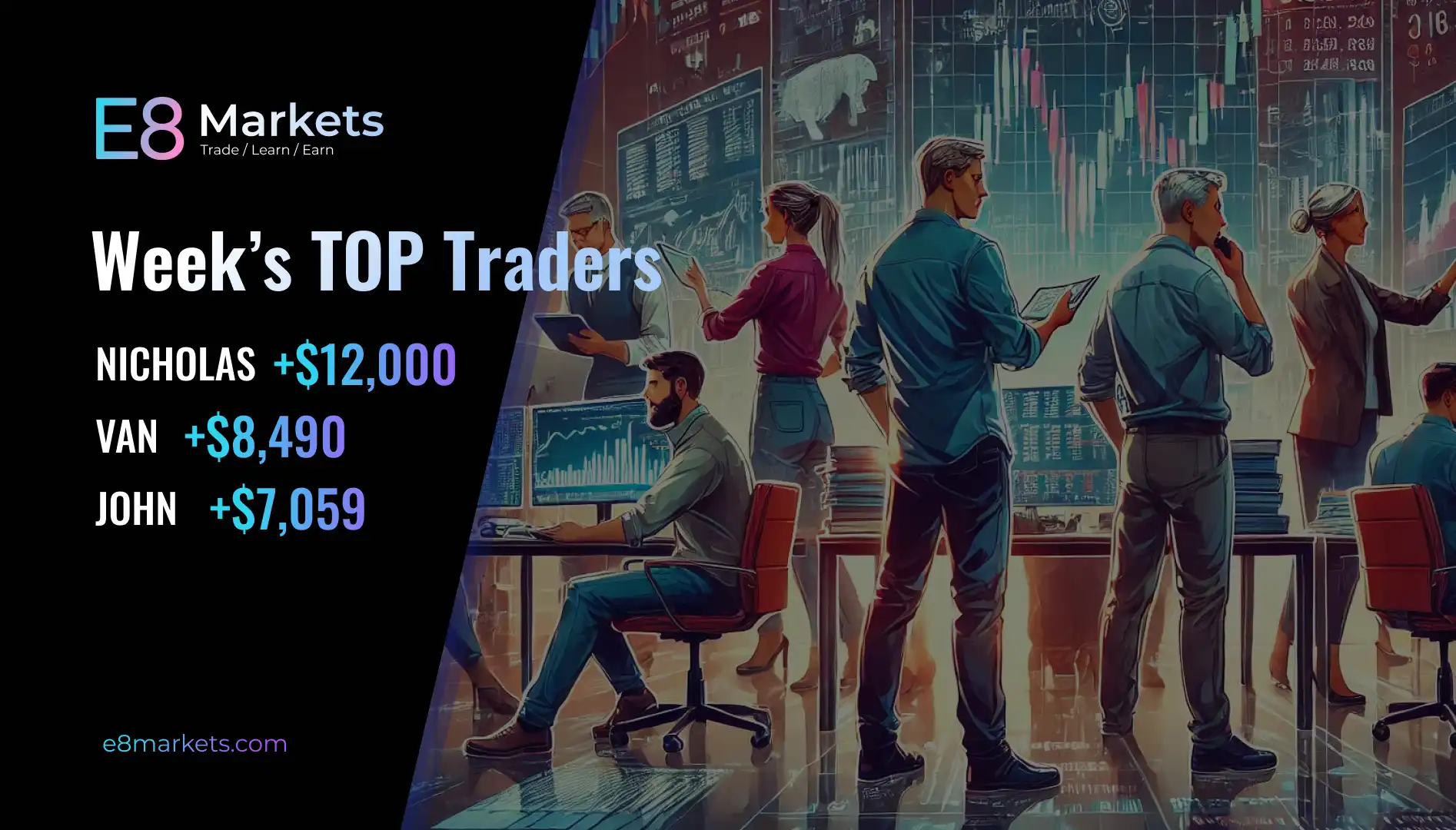 Week’s Top Traders: $4K Turned Into a Six-Figure Payout